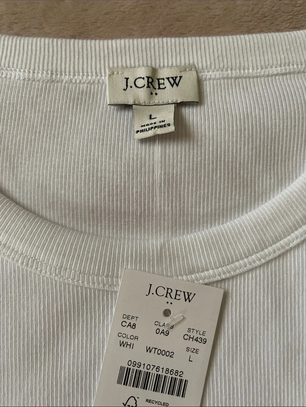 J. Crew ribbed sleeveless